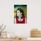 PORTAIT DER JUNGEN FRAU POSTER (Küche)