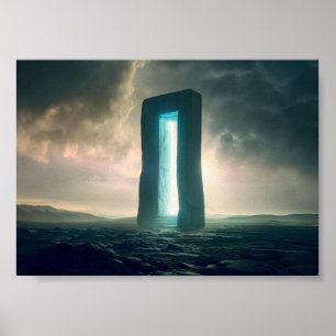 Portal auf dem Wüstenplaneten Poster