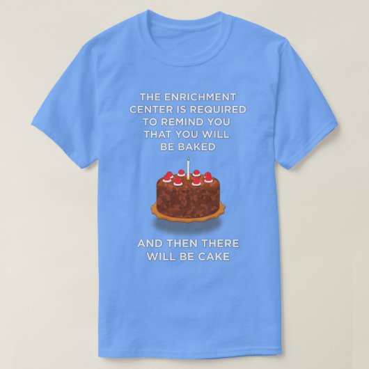 Portal Cake T-Shirt (Design vorne)