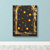PORTAL CANVAS PRINT LEINWANDDRUCK (Insitu (Holzboden))