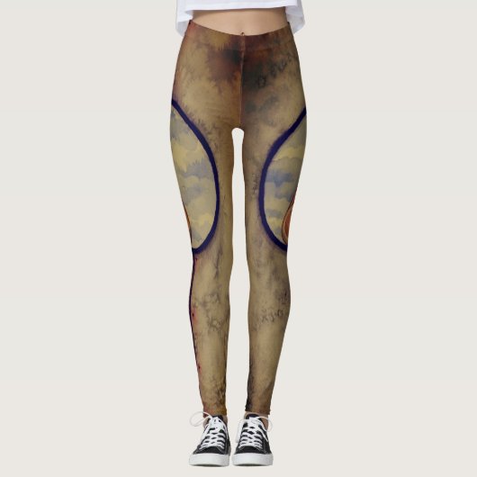 Portal Cat Leggings (Vorderseite)