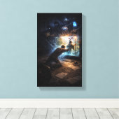 Portal der Flucht Leinwanddruck (Insitu (Holzboden))