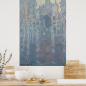 Portal der Kathedrale Morgenlicht durch Monet Poster (Küche)