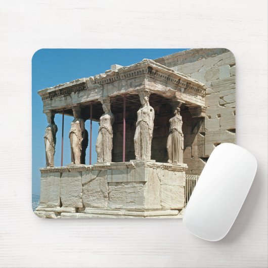 Portal der Mädchen, Erechtheion, c.421-405 BC Mousepad (Mit Mouse)