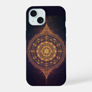 Portal des unendlichen Lichts – Ein heiliges Manda iPhone 15 Hülle