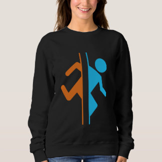 Portal funny für Männer Frauen Sweatshirt