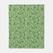 Portal Gun Pattern Fleecedecke (Vorderseite)