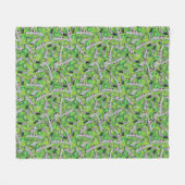 Portal Gun Pattern Fleecedecke (Vorderseite (Horizontal))