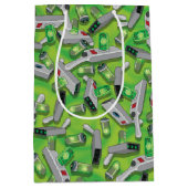 Portal Gun Pattern Mittlere Geschenktüte (Vorderseite)