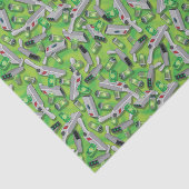 Portal Gun Pattern Seidenpapier (Ausschnitt)