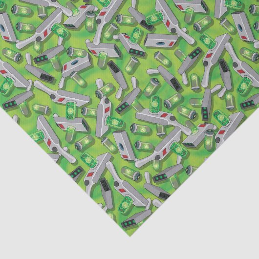 Portal Gun Pattern Seidenpapier (Ausschnitt)