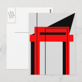 Portal in Tokio Postkarte (Vorne/Hinten)