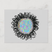 Portal mit farbenfroher Weave Art ESS 1. Dezember Postkarte (Vorderseite)