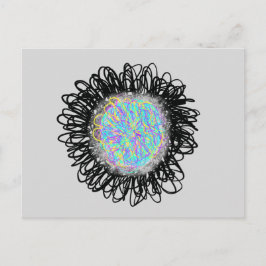 Portal mit farbenfroher Weave Art ESS 1. Dezember Postkarte