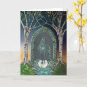Portal of Grace Note Card Karte (Gelbe Blume)