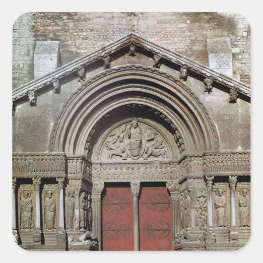 Portal Quadratischer Aufkleber (Vorderseite)