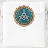 Portal Runder Aufkleber (Tasche)