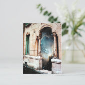 Portal to the Universe stars cosmos building gate Postkarte (Stehend Vorderseite)