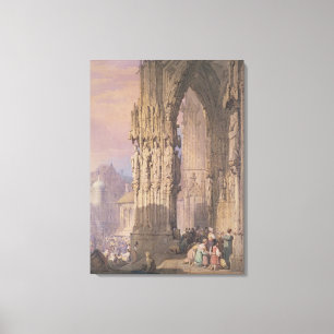 Portal von Regensburg-Kathedrale Leinwanddruck