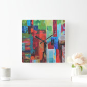 Portal-Wall-Uhr Quadratische Wanduhr (Zuhause)