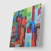 Portal-Wall-Uhr Quadratische Wanduhr (Winkel)