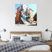 Portal zu einer Parallelstadt Leinwanddruck (Insitu (Schlafzimmer))
