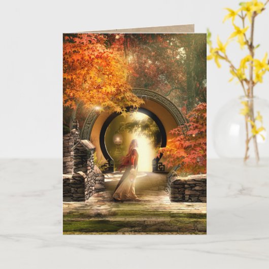 Portal zu überall karte (Gelbe Blume)