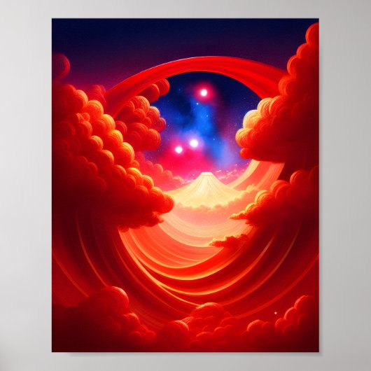 Portal zum Berg Gottes Poster (Vorne)