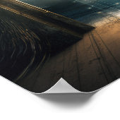 Portal zum unbekannten digitalen Kunstplakat Poster (Ecke)