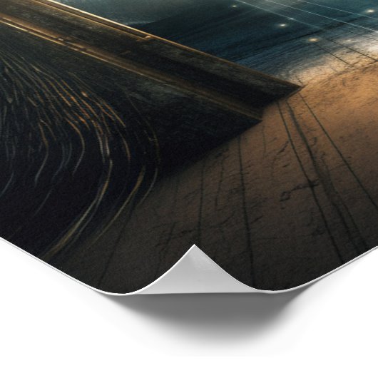 Portal zum unbekannten digitalen Kunstplakat Poster (Ecke)