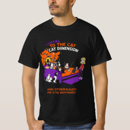 Portal zur Katzen-Dimension: Lustiges Chaos-Katzen T-Shirt