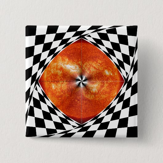 Portal zur Sonne von Kenneth Yoncich Button (Vorderseite)