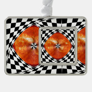 Portal zur Sonne von Kenneth Yoncich Rahmen-Ornament Silber