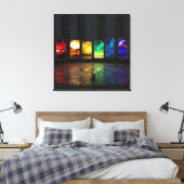 Portale (Platz) Leinwanddruck (Insitu (Schlafzimmer))