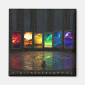 Portals Square Magnet (Vorne)