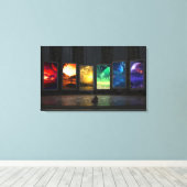 Portals Triptych Leinwanddruck (Insitu (Holzboden))