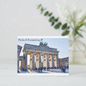 Portão de Brandemburgo Postkarte (Stehend Vorderseite)