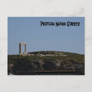 Portara Naxos Griechenland Postkarte