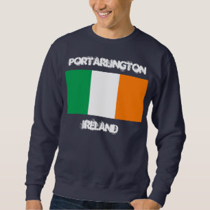 Portarlington, Irland mit irischer Flagge Sweatshirt