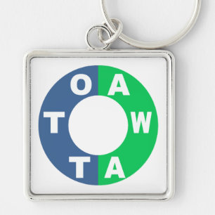 Porte-clé carré Premium DESIGN OTTAWA Schlüsselanhänger