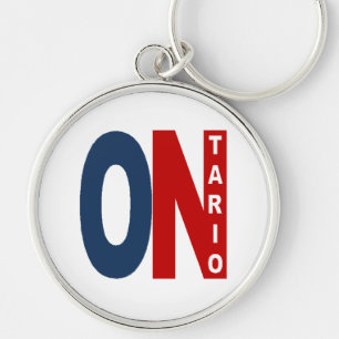 Porte clé rond Premium ONTARIO Schlüsselanhänger