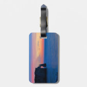 Porte d'Aval bei Sonnenuntergang Gepäckträger Gepäckanhänger (Rückseite vertikal)