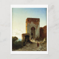 Porte de Justice, Alhambra, Granada (Öl auf Leinwa