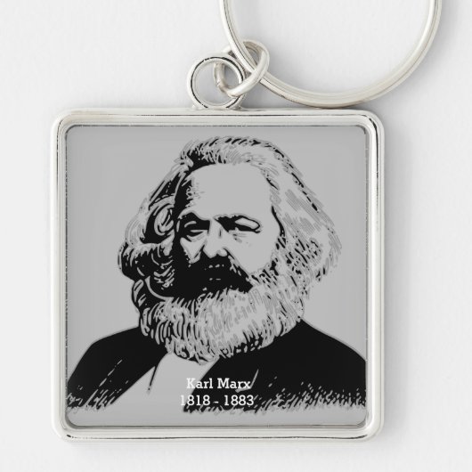 Porteclés carré Karl Marx - Grand Schlüsselanhänger (Vorne)
