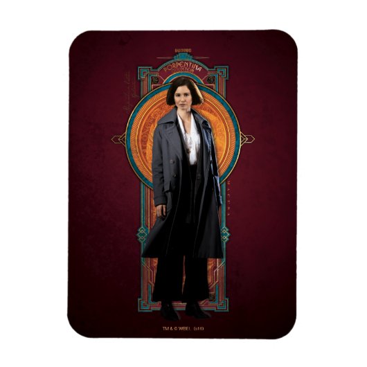 PORTENTINA GOLDSTEIN™ Art-Deco-Panel Magnet (Vertikal)