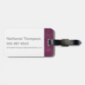 PORTENTINA GOLDSTEIN™ MACUSA™ Graphic Gepäckanhänger (Rückseite horizontal)