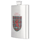 Porteous Tartan Scottish Kariert Lion Rampant Flachmann (Links)