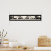 Porterville CA Streets Foto 1914 Poster (Küche)