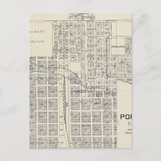 Porterville Postkarte (Vorderseite)