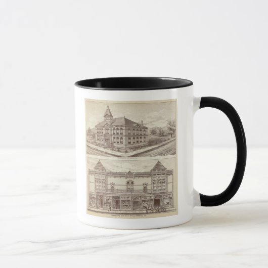 Porterville-Schule, Geschäft Tasse (Rechts)